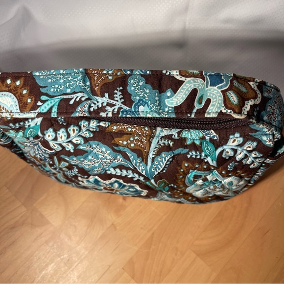 Vera Bradley Java Blue Purse Floral - Picture 6 of 11